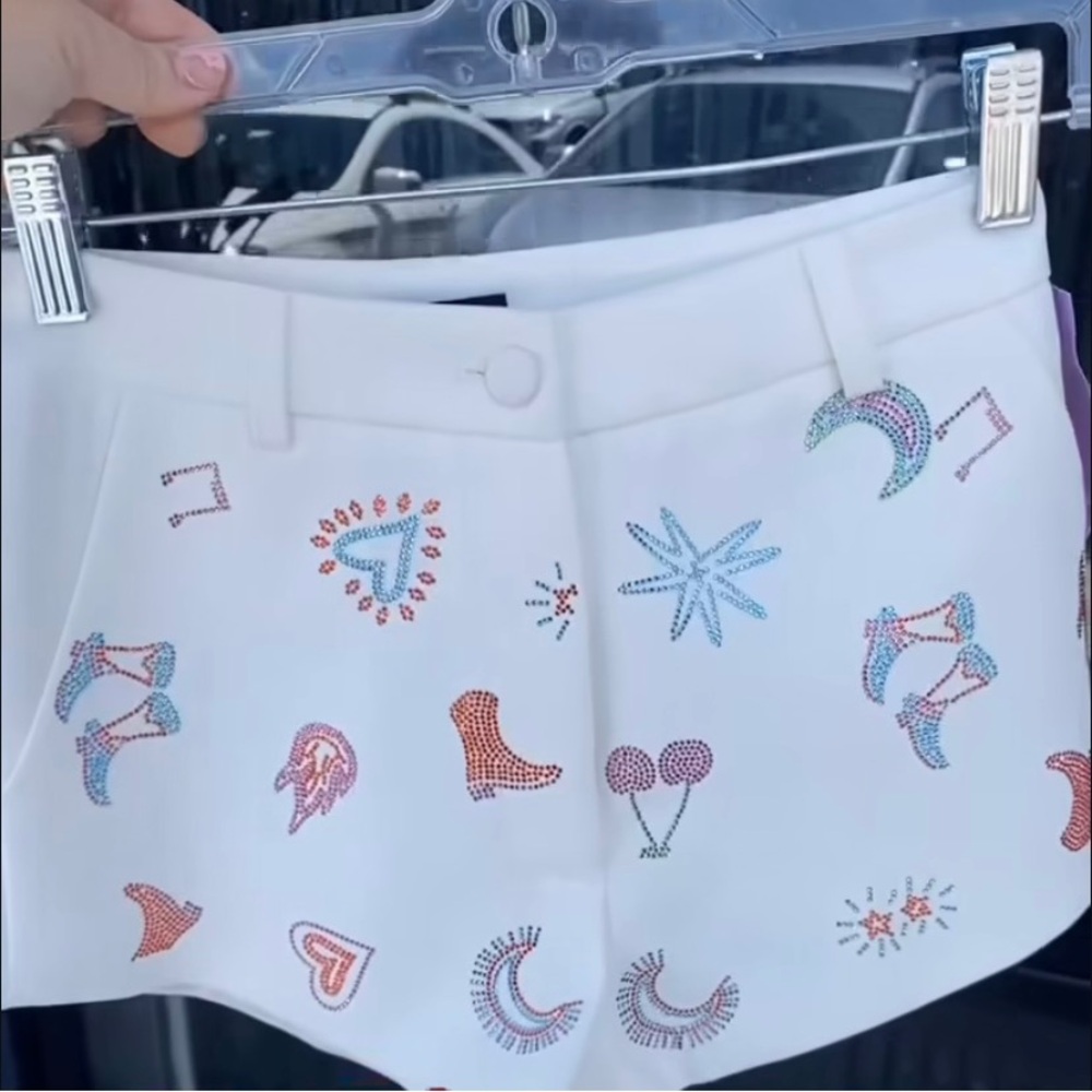 New white shorts